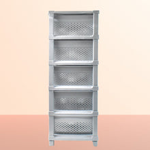 Multi-Purpose Anti-Slip 5 Layer Modular Drawer Storage System