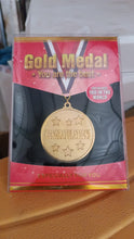 Gold Metal Medal with Tricolor Ribbon (1 Pc)