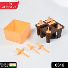 Reusable pink kulfi mold with sicle sticks